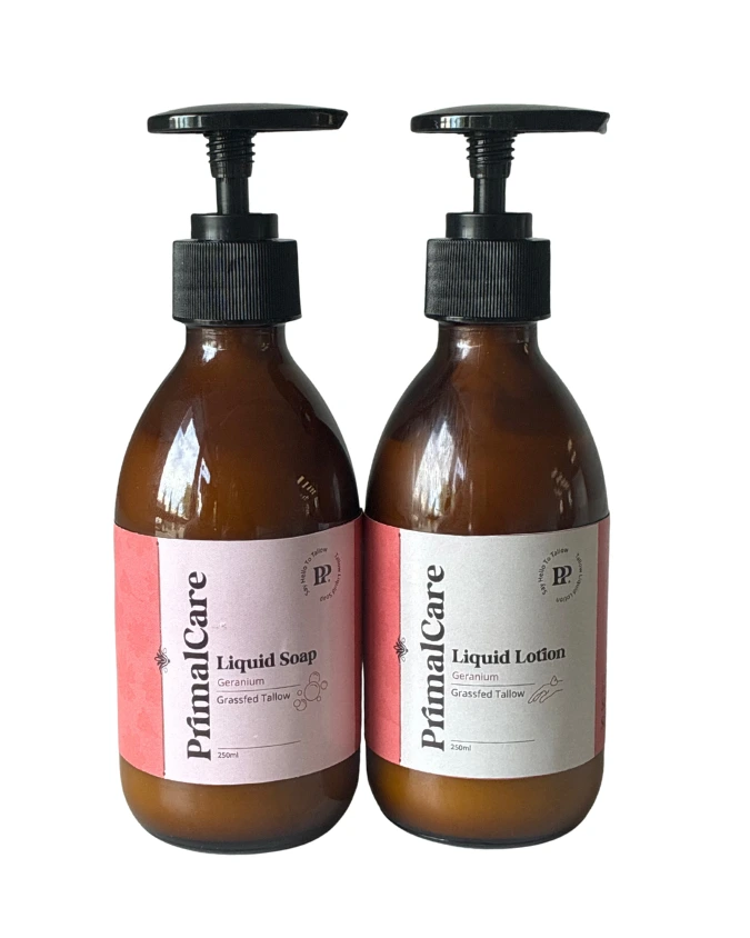  liquid tallow soap and lotion bundle