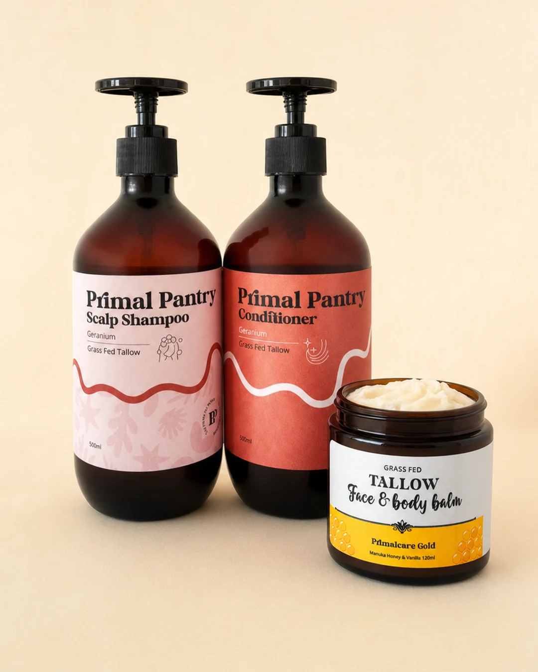Scalp Duo with the Manuka Vanilla Honey Balm