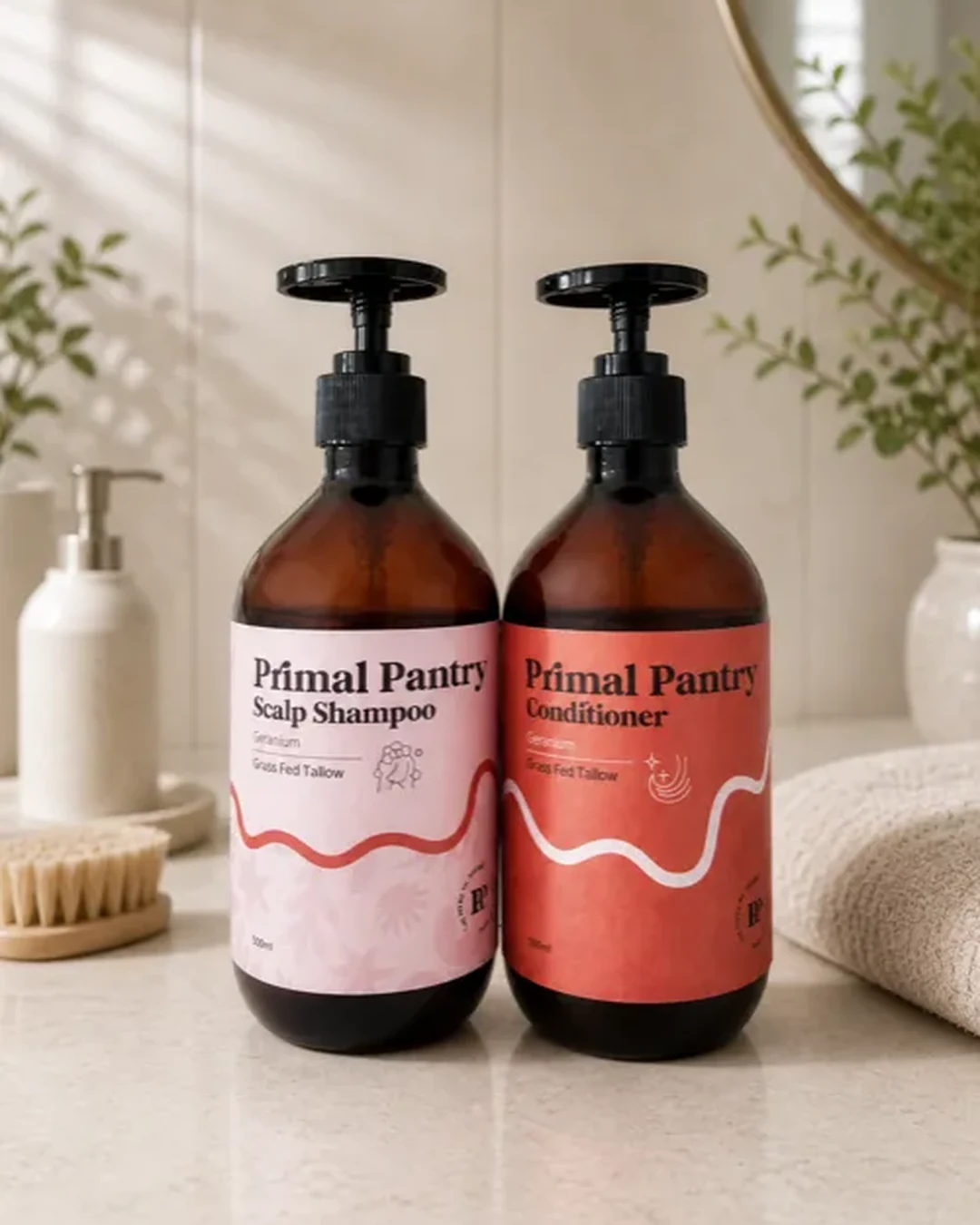 Tallow Scalp Shampoo and Conditioner 500ml