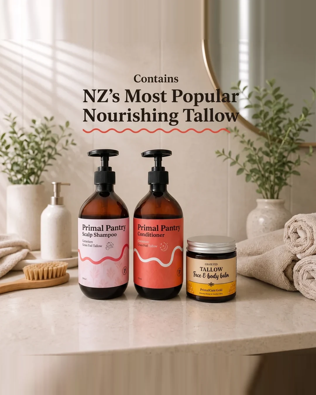 Scalp duo with tallow balm