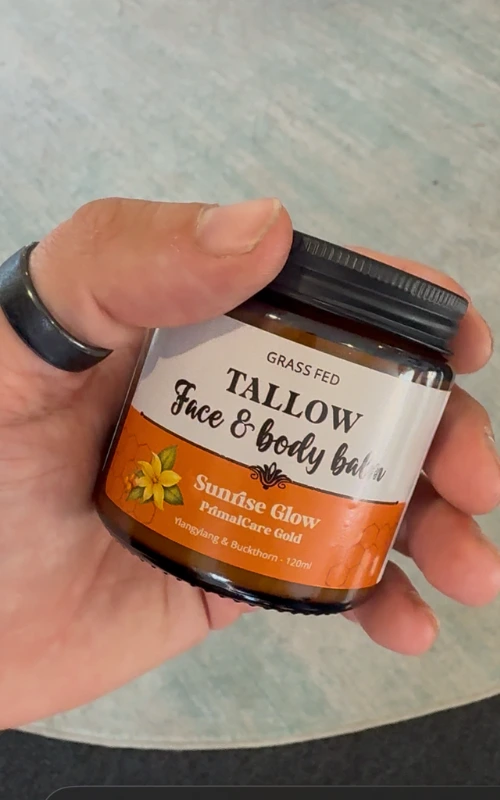 Tallow balm glow