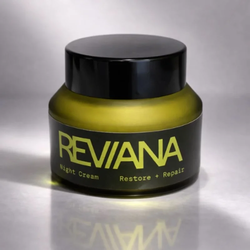 The Reviana night cream jar